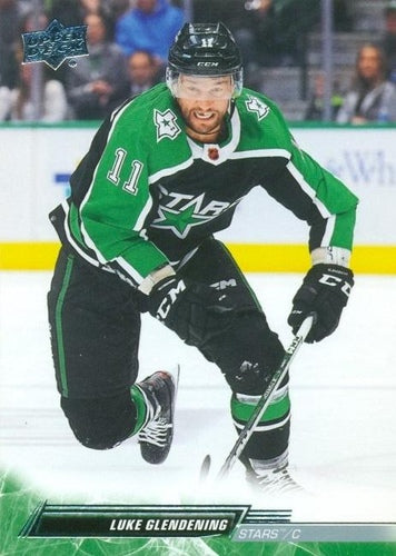 #548 Luke Glendening - Dallas Stars - 2022-23 Upper Deck Hockey