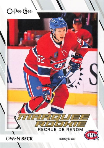 #548 Owen Beck - Montreal Canadiens - 2023-24 O-Pee-Chee Hockey