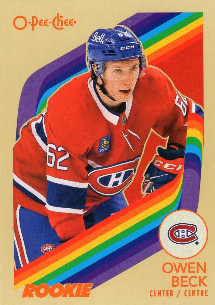 #548 Owen Beck - Montreal Canadiens - 2023-24 O-Pee-Chee - Retro Hockey