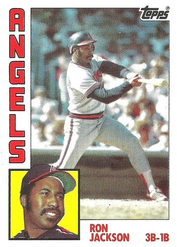 #548 Ron Jackson - California Angels - 1984 Topps Baseball