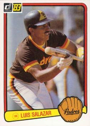 #548 Luis Salazar - San Diego Padres - 1983 Donruss Baseball
