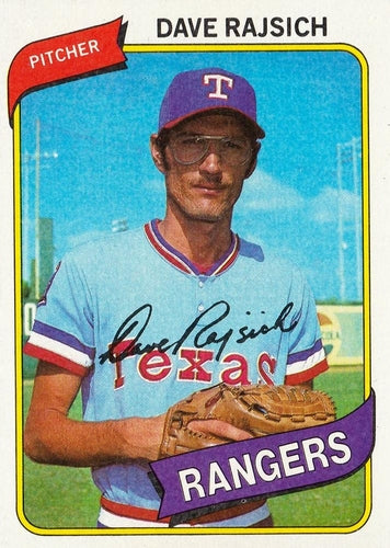 #548 Dave Rajsich - Texas Rangers - 1980 Topps Baseball