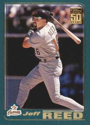 #548 Jeff Reed - Houston Astros - 2001 Topps Baseball