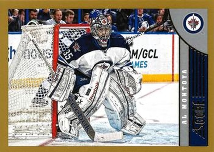 #548 Al Montoya - Winnipeg Jets - 2013-14 Score - Gold Hockey