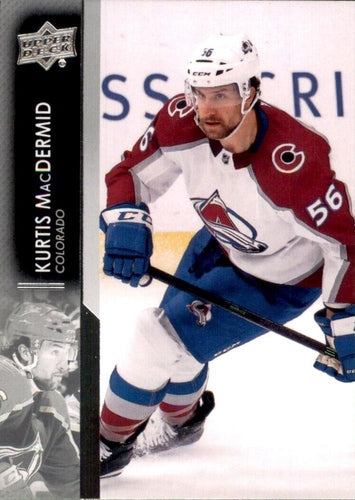 #548 Kurtis MacDermid - Colorado Avalanche - 2021-22 Upper Deck Hockey