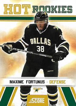 #548 Maxime Fortunus - Dallas Stars - 2010-11 Score Hockey