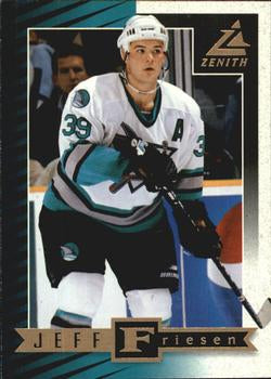 #33 Jeff Friesen - San Jose Sharks - 1997-98 Zenith Hockey