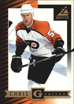 #56 Chris Gratton - Philadelphia Flyers - 1997-98 Zenith Hockey
