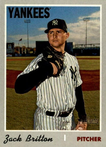 #549 Zack Britton - New York Yankees - 2019 Topps Heritage Baseball