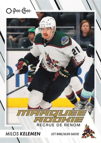 #549 Milos Kelemen - Arizona Coyotes - 2023-24 O-Pee-Chee Hockey