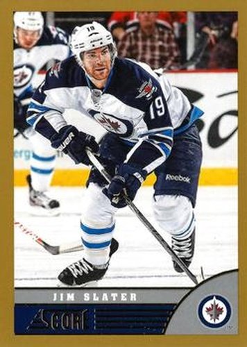#549 Jim Slater - Winnipeg Jets - 2013-14 Score - Gold Hockey