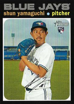 #549c Shun Yamaguchi - Toronto Blue Jays - 2020 Topps Heritage Baseball