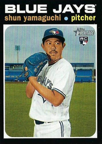 #549d Shun Yamaguchi - Toronto Blue Jays - 2020 Topps Heritage Baseball