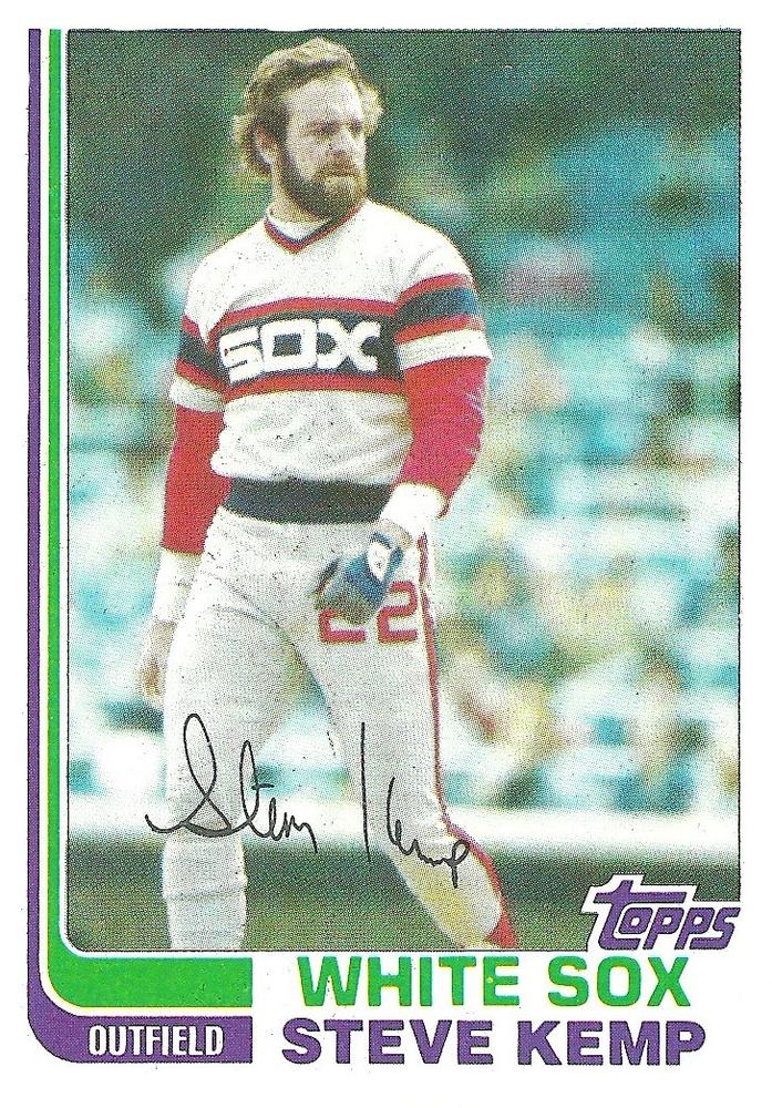 #54T Steve Kemp - Chicago White Sox - 1982 Topps Traded Baseball