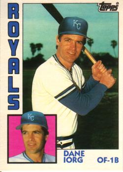 #54T Dane Iorg - Kansas City Royals - 1984 Topps Traded Baseball
