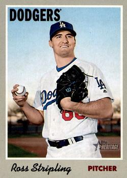 #54 Ross Stripling - Los Angeles Dodgers - 2019 Topps Heritage Baseball