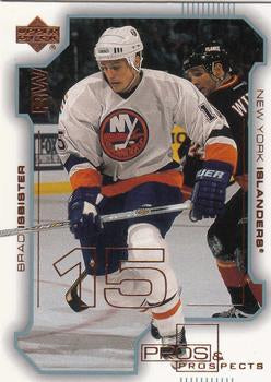 #54 Brad Isbister - New York Islanders - 2000-01 Upper Deck Pros & Prospects Hockey
