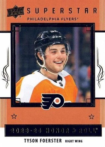 #HR54 Tyson Foerster - Philadelphia Flyers - 2023-24 Upper Deck - Honor Roll Hockey