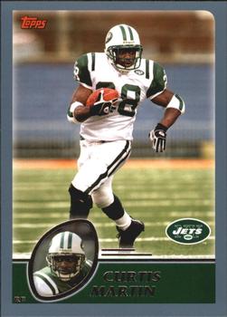 #54 Curtis Martin - New York Jets - 2003 Topps Football