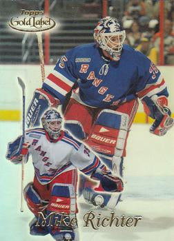 #54 Mike Richter - New York Rangers - 1999-00 Topps Gold Label Hockey