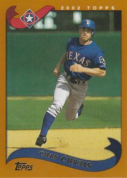 #54 Chad Curtis - Texas Rangers - 2002 Topps Baseball