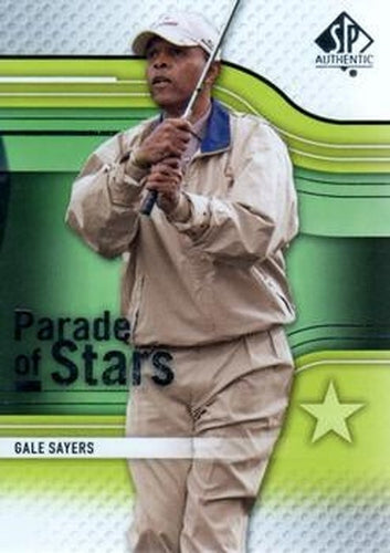 #54 Gale Sayers - 2012 SP Authentic Golf