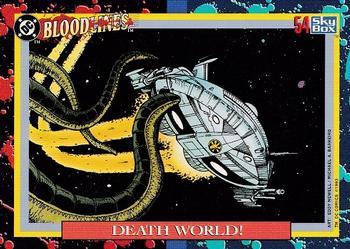 #54 Death World! - 1993 SkyBox DC Comics Bloodlines