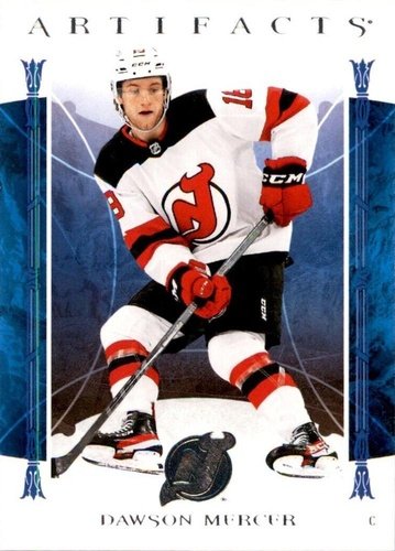 #54 Dawson Mercer - New Jersey Devils - 2022-23 Upper Deck Artifacts Hockey