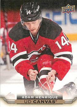 #C54 Adam Henrique - New Jersey Devils - 2015-16 Upper Deck - UD Canvas Hockey