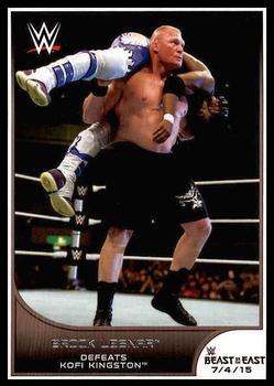#54 Brock Lesnar - 2016 Topps WWE Road to Wrestlemania Wrestling