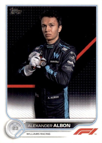 #54 Alexander Albon - Williams Racing - 2022 Topps Formula 1 Racing