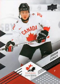 #54 Jordan Dumais - Canada - 2024 Upper Deck Team Canada Juniors Hockey