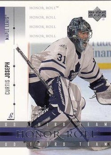 #54 Curtis Joseph - Toronto Maple Leafs - 2001-02 Upper Deck Honor Roll Hockey