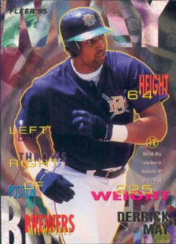 #U-54 Derrick May - Milwaukee Brewers - 1995 Fleer Update Baseball