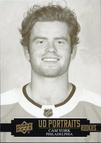 #P-54 Cam York - Philadelphia Flyers - 2021-22 Upper Deck - UD Portraits Hockey