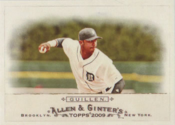 #54 Carlos Guillen - Detroit Tigers - 2009 Topps Allen & Ginter Baseball