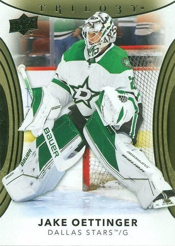 #54 Jake Oettinger - Dallas Stars - 2022-23 Upper Deck Trilogy Hockey