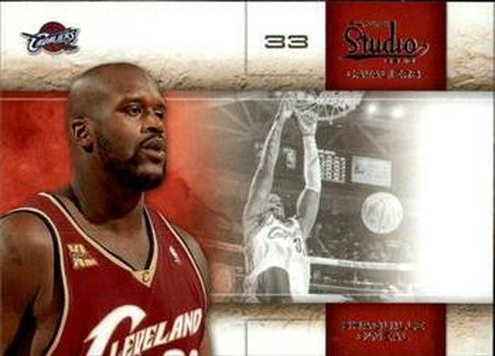 #54 Shaquille O'Neal - Cleveland Cavaliers - 2009-10 Panini Studio Basketball