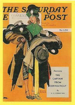 #54 Hatchet Girl - 1993 Comic Images Norman Rockwell Saturday Evening Post