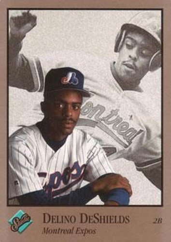 #54 Delino DeShields - Montreal Expos - 1992 Studio Baseball