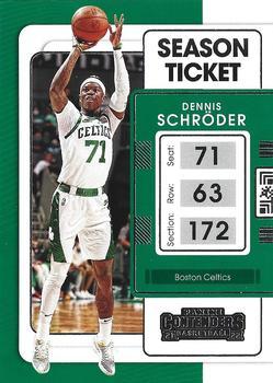 #54 Dennis Schroder - Boston Celtics - 2021-22 Panini Contenders Basketball