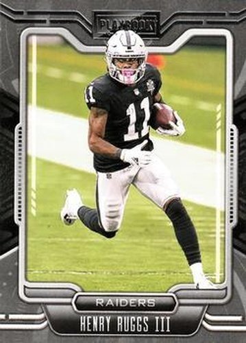#54 Henry Ruggs III - Las Vegas Raiders - 2021 Panini Playbook Football