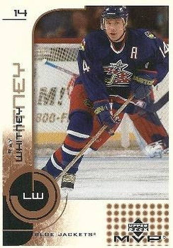 #54 Ray Whitney - Columbus Blue Jackets - 2002-03 Upper Deck MVP Hockey