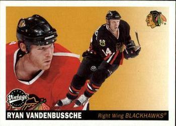 #54 Ryan VandenBussche - Chicago Blackhawks - 2002-03 Upper Deck Vintage Hockey