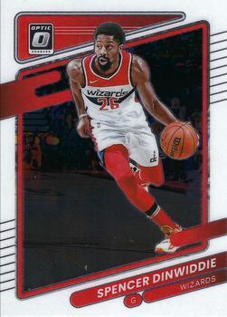 #54 Spencer Dinwiddie - Washington Wizards - 2021-22 Donruss Optic Basketball