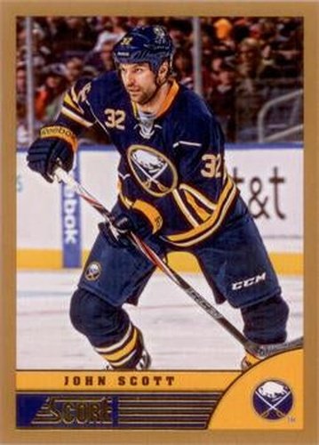 #54 John Scott - Buffalo Sabres - 2013-14 Score - Gold Hockey