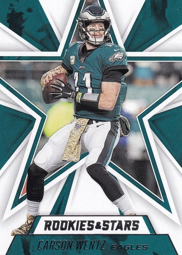 #54 Carson Wentz - Philadelphia Eagles - 2020 Panini Rookies & Stars Football