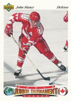 #54 John Slaney - Canada - 1991-92 Upper Deck Czech World Juniors Hockey