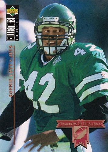 #54 Ronnie Lott - New York Jets - 1994 Collector's Choice Football