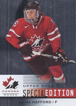 #SE-54 Jayna Hefford - Canada - 2014 Upper Deck Team Canada Juniors - Special Edition Hockey